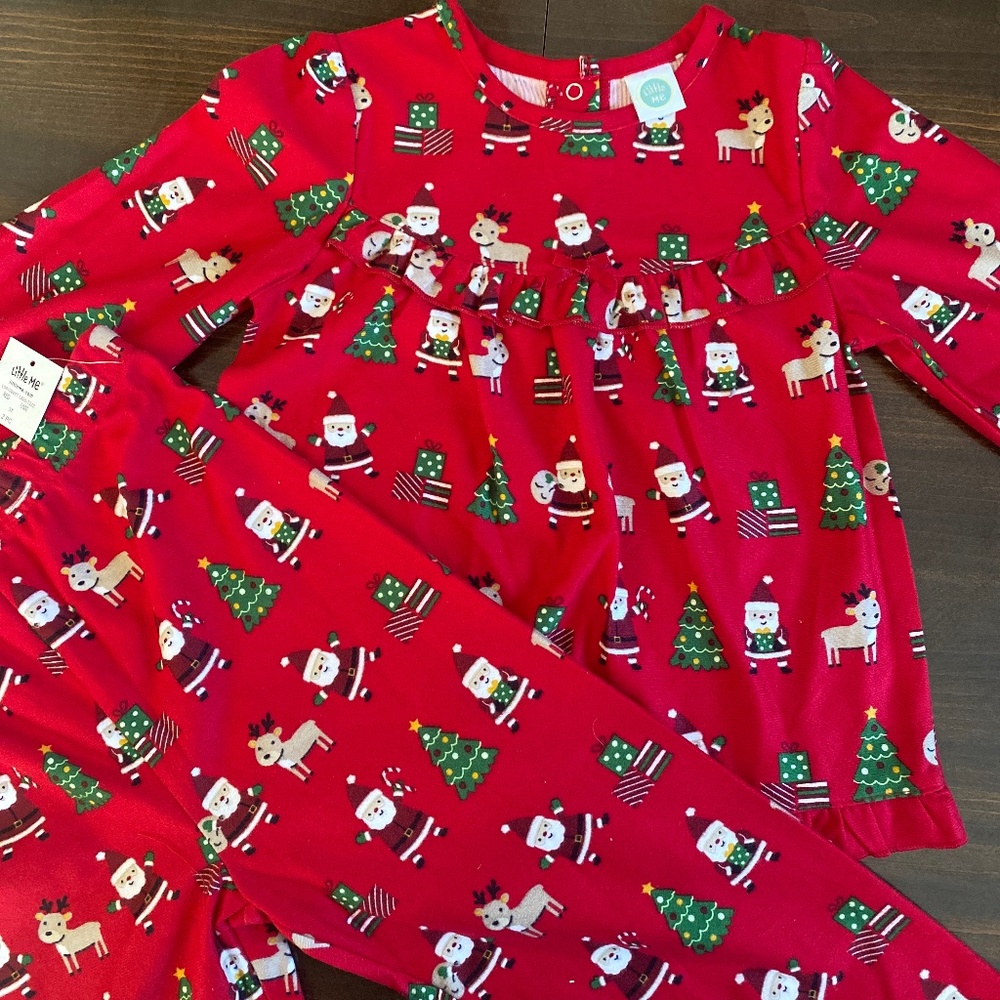 Little Me 3t Christmas Pajama’s.